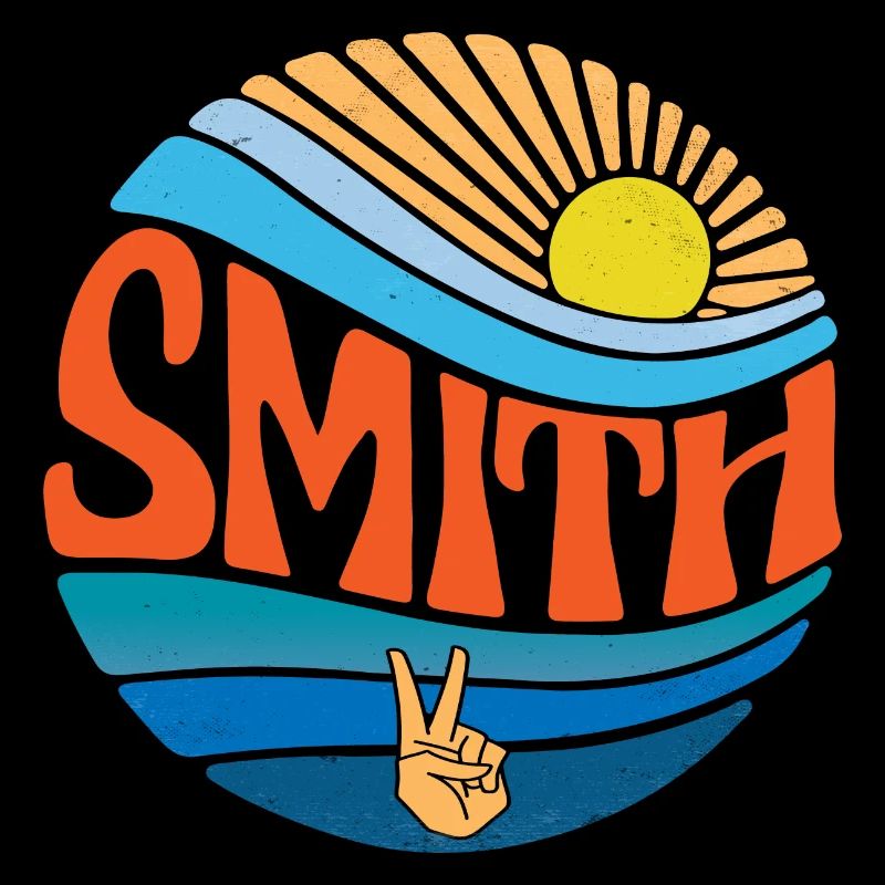 Smith Hemd Vintage Sunset Smith Groovy Tie Dye