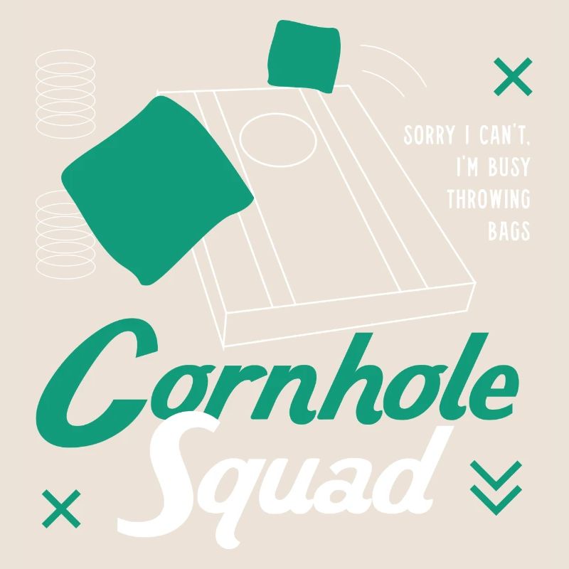 Cornhole Squad Wilderness Ironic Saying
