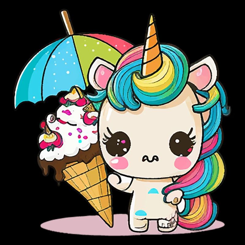 Süße Träume: Ein Einhorn