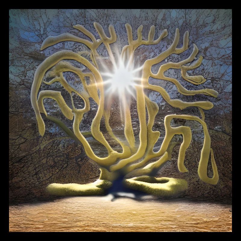 Baum steht in der Sonne