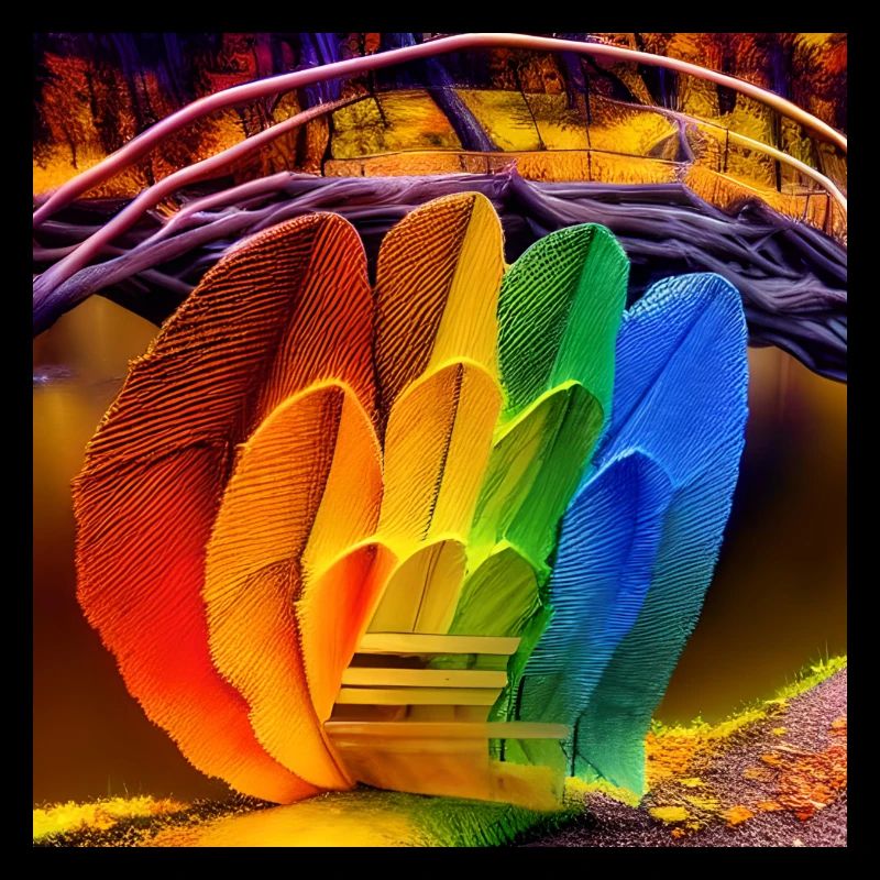 Arc-en-ciel en automne