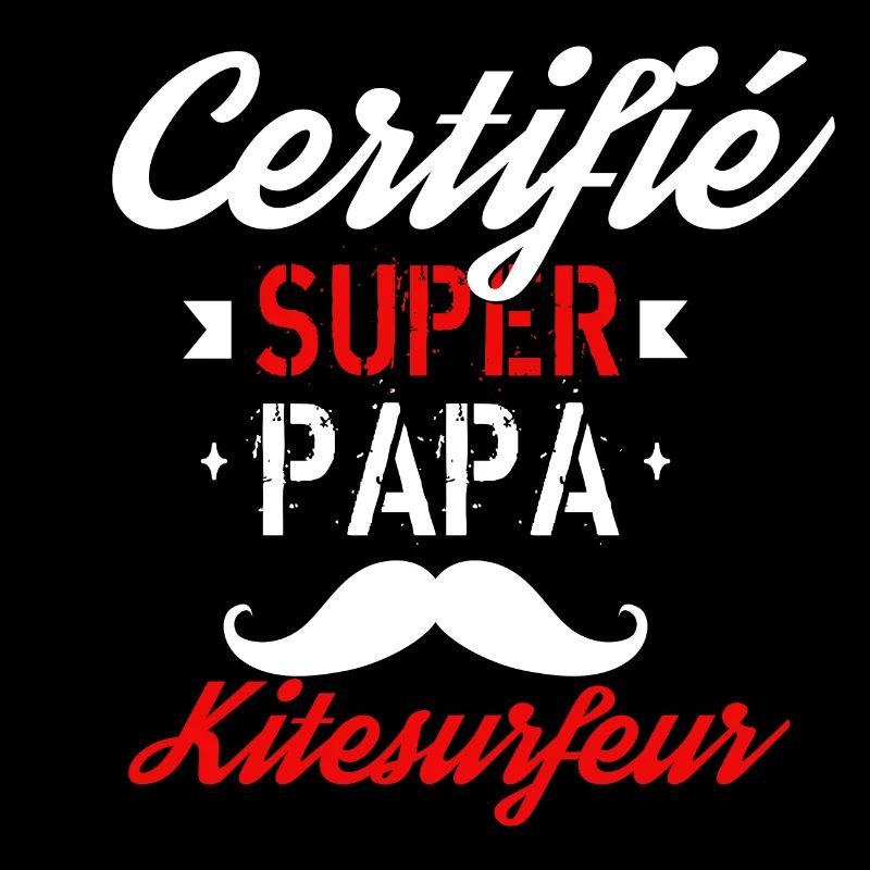 Certifié super papa kitesurfeur