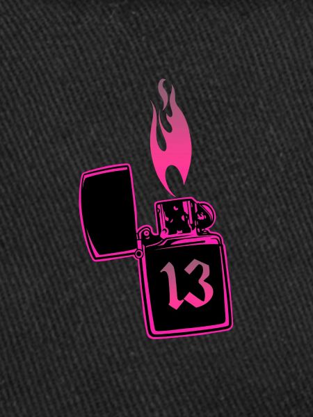 Briquet feu numéro 13 rose