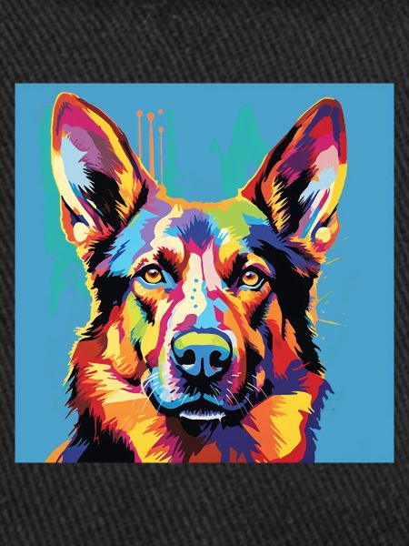 German Shepherd Pop Art