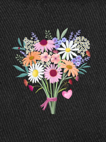 Bouquet with heart, customizable.