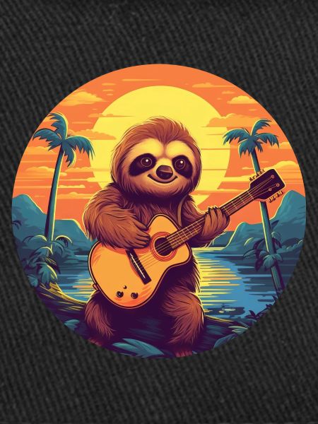 Sloth Guitar Sunset