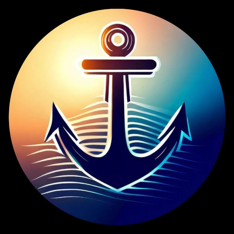 Anchor Sunset Round