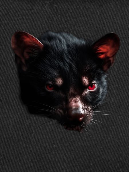 Tasmanian devil head