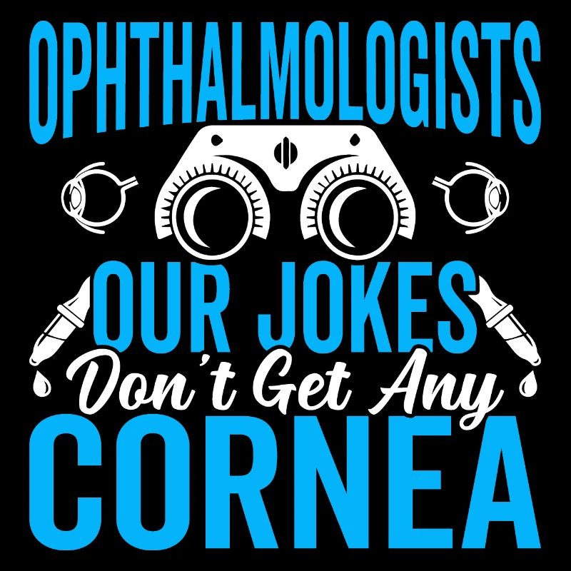 L’ophtalmologiste plaisante, n’a pas d’opticiens cornéens
