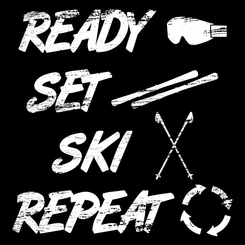 Spruch Skifahrer