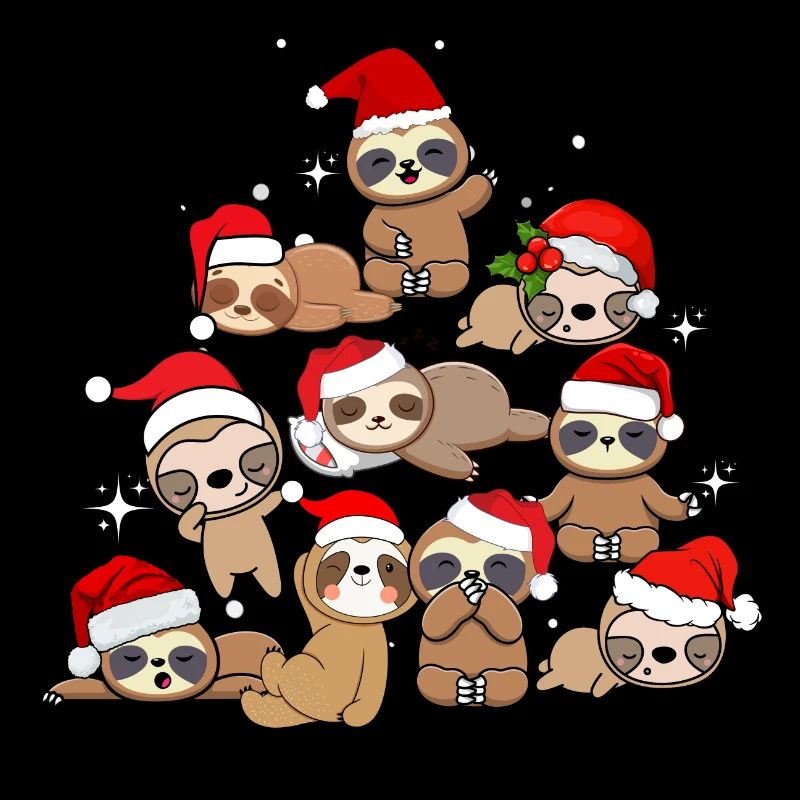 Weihnachtsfaultier