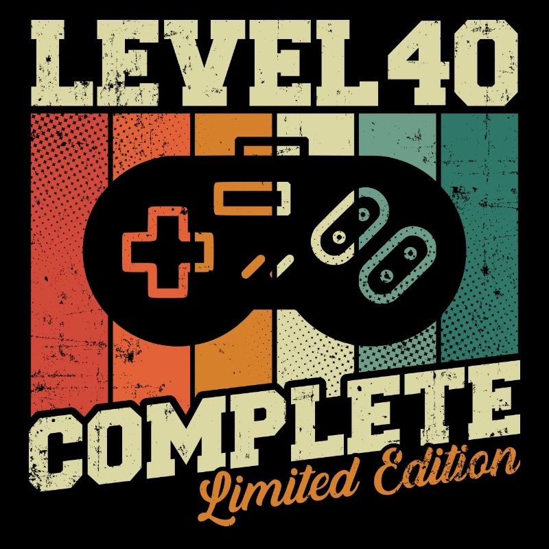 Cadeau du 40e anniversaire - Niveau 40 complet