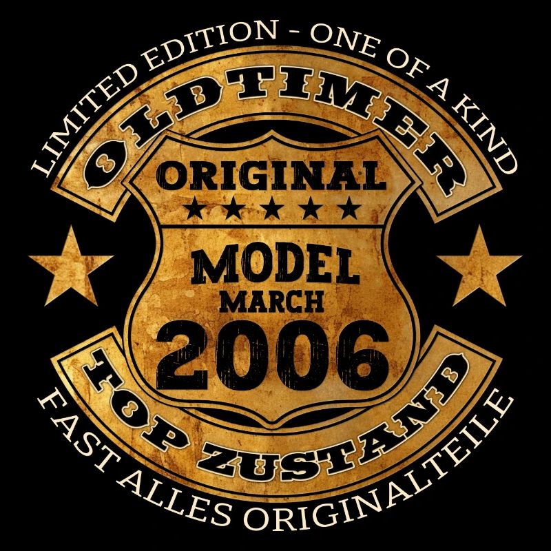 18e anniversaire voiture classique mars millésime 2006