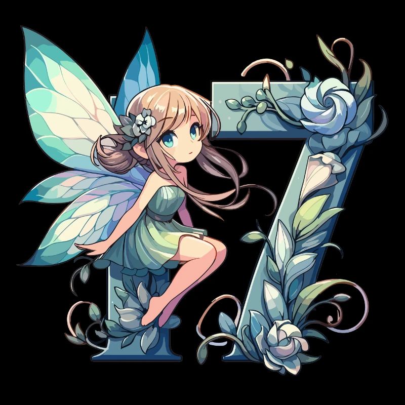 17 ans fée elfe mignon cadeau d’anniversaire