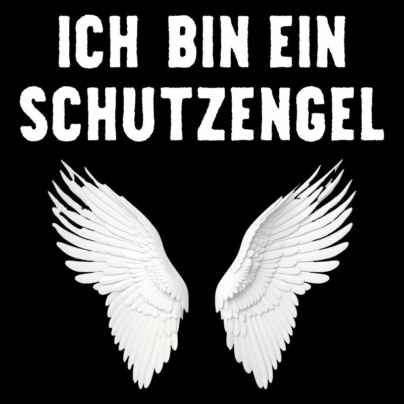 Ich bin ein Schutzengel mit Flügeln ein Engel