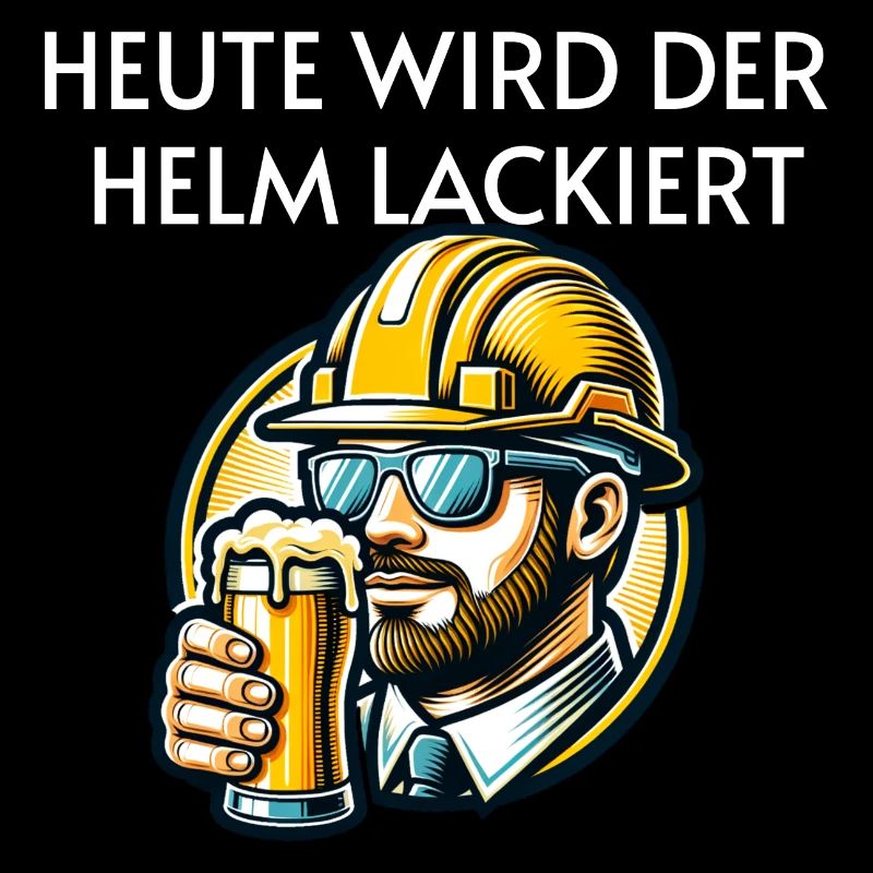 Bier - Heute wird der Helm lackiert Trinkspruch