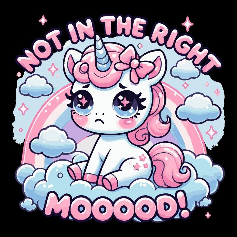Licorne triste dans « Pas d’humeur »