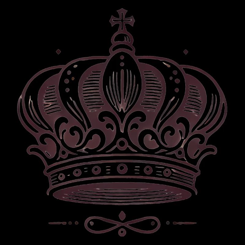 Conception de la couronne du Christ est roi