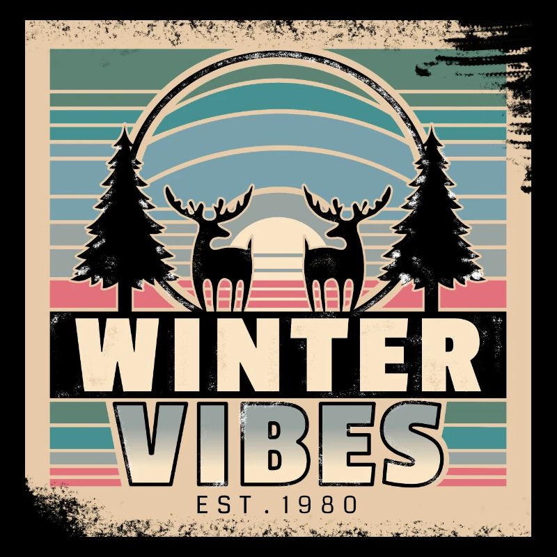 Winter vibes for nature lovers at sunset
