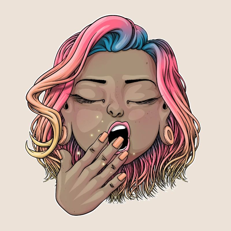 Reva Prisma yawning face
