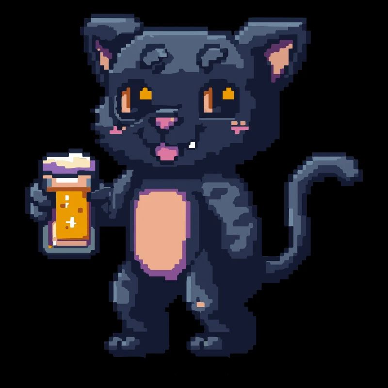 Bière Panther Pixel