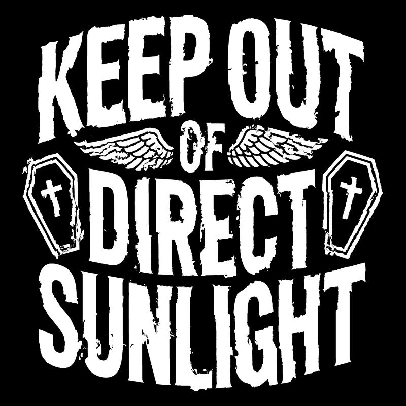 Tenir à l’abri de la lumière directe du soleil ! Vampire Goth Emo