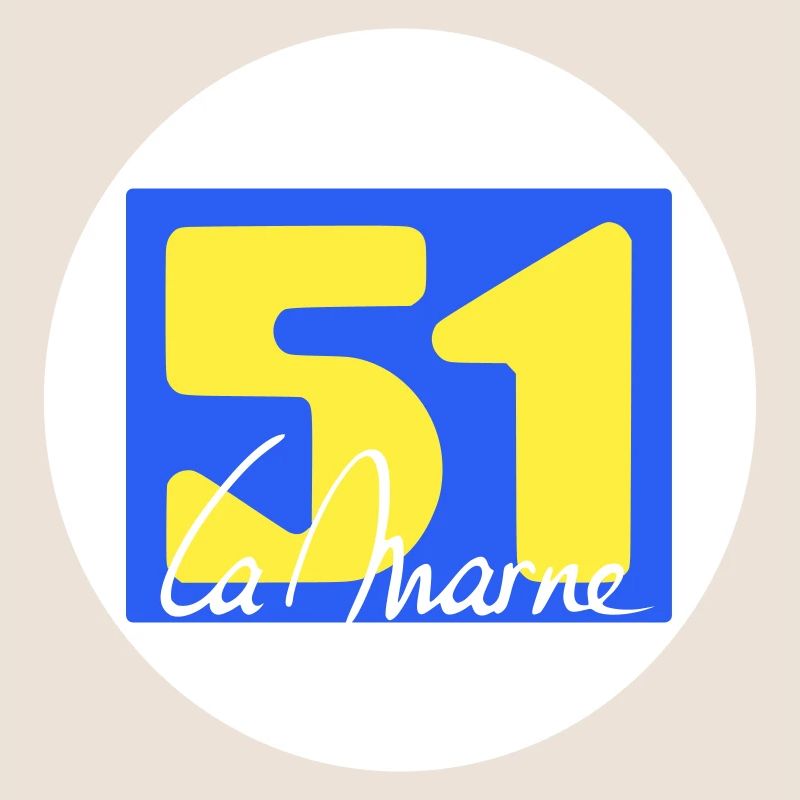 Logo emblématique de La Marne en couleurs vives