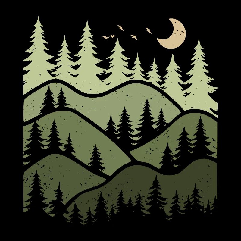 Forest Landscape Nature Trees Nature Lovers