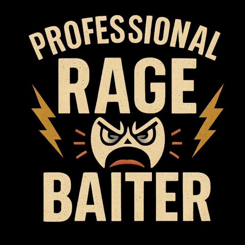 Rage Baiter professionnel, drôle de dicton