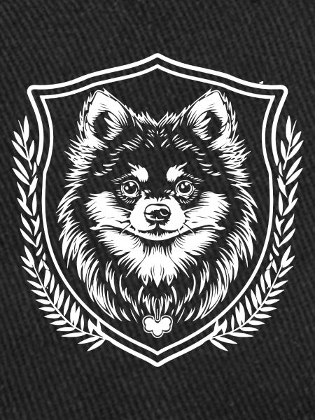 Husky Shield with Laurel Wreath
