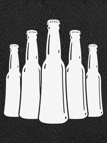 Beer Bottles Silhouette
