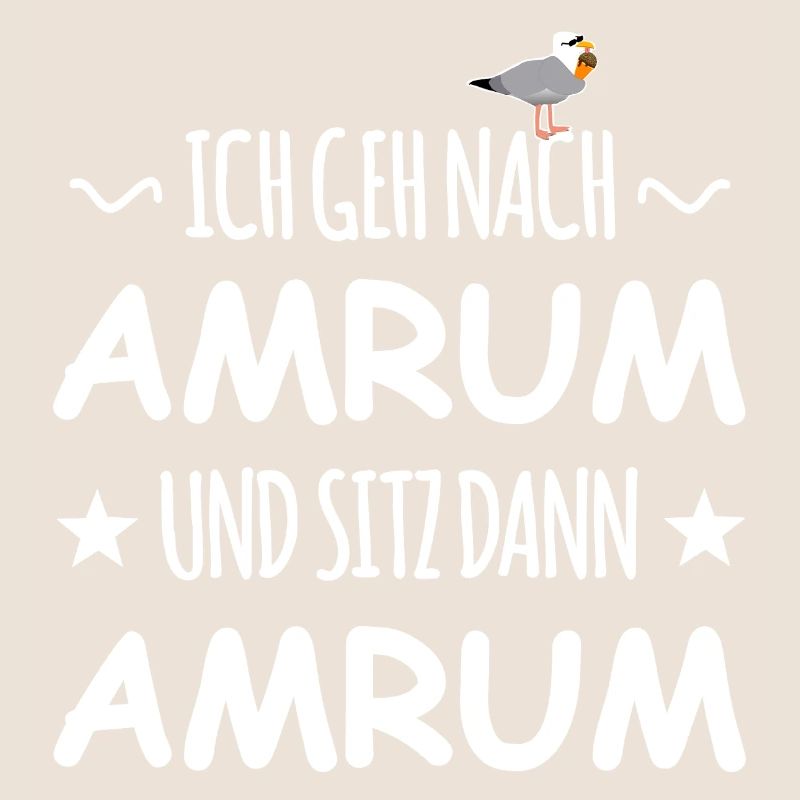 Amrum mit Schnaps Möwe