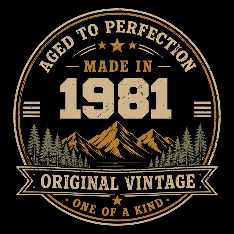 1981 Retro 1981 Vintage 1981 Gift 1981