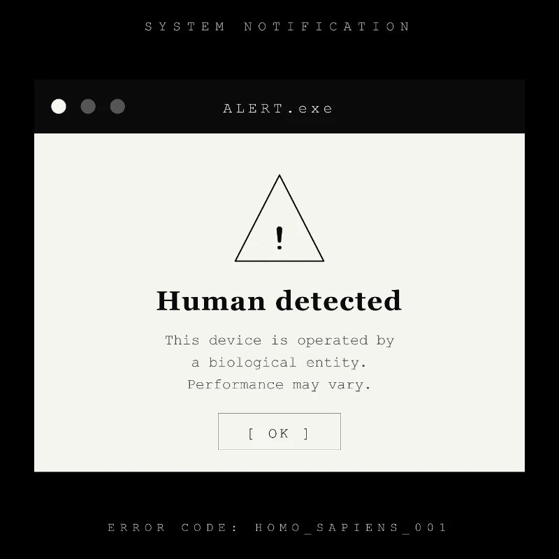 HUMAN DETECTED
