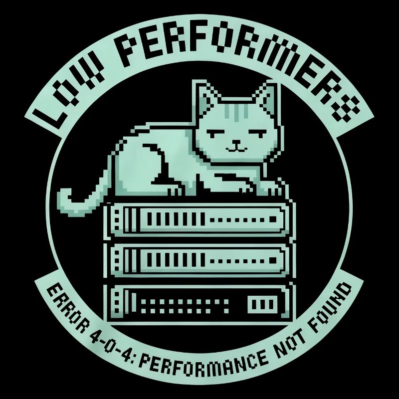 Low Performers Cat Server Pixel Art