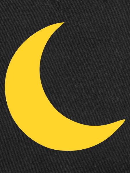 Mond Sichel Gelb