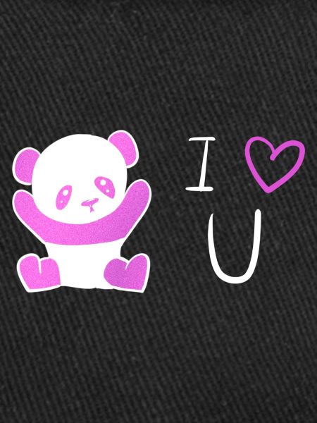 panda rose je t’aime