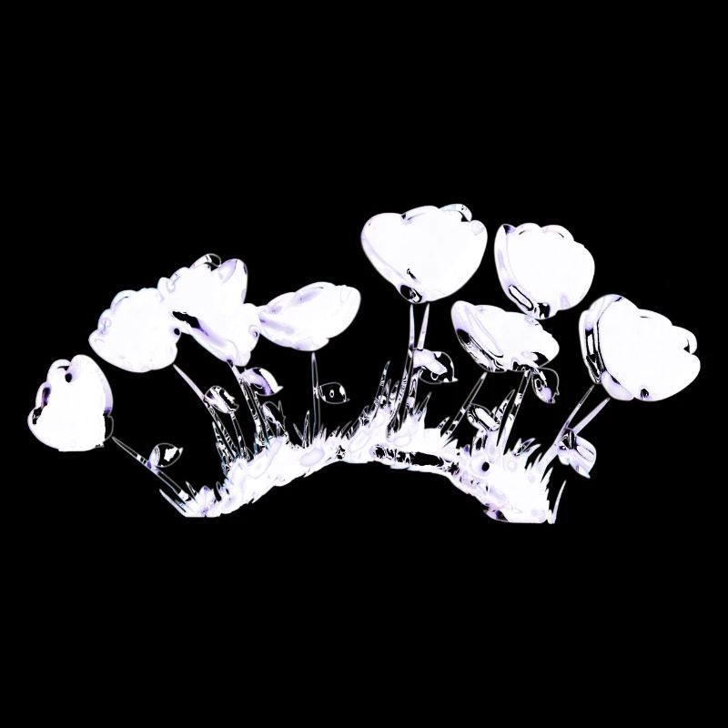 fleurs briller herbe symbole plante