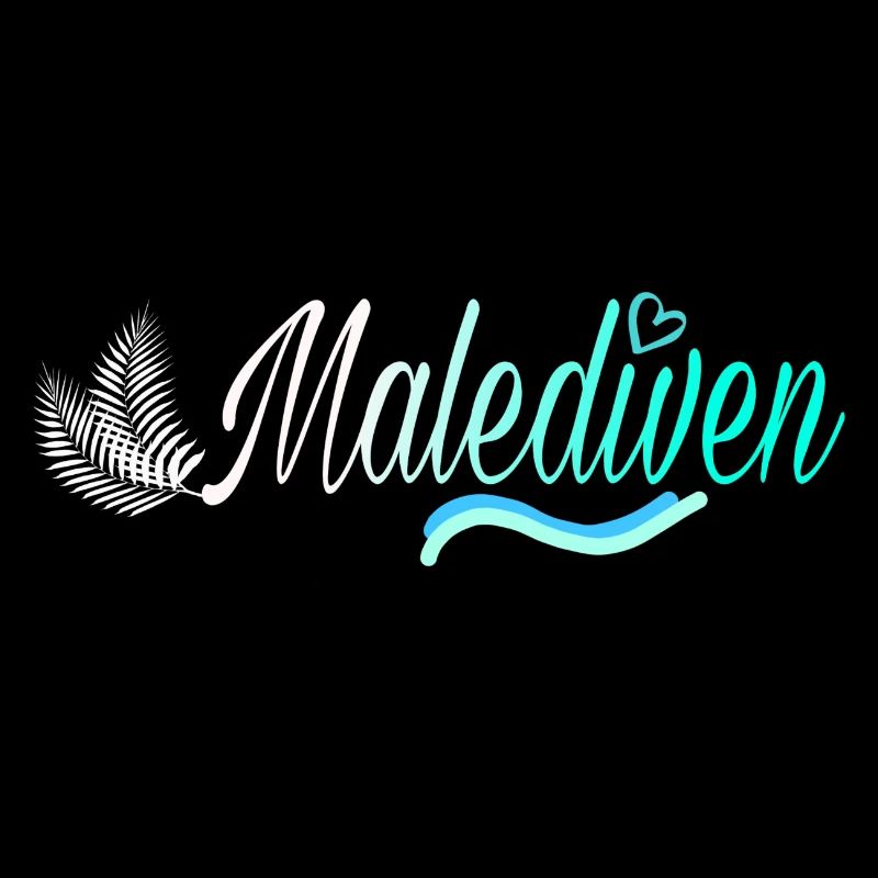 Malediven Palm white