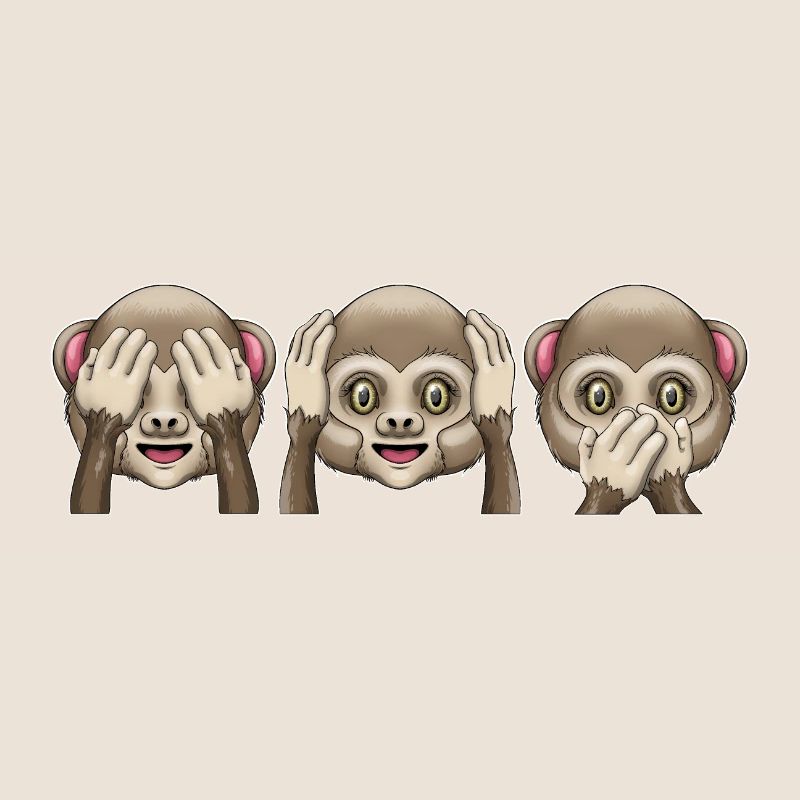 see no evil, hear no evil, speak no evil