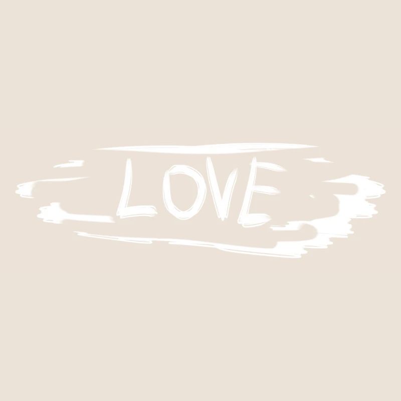 Love Text Pattern Symbol Stroke