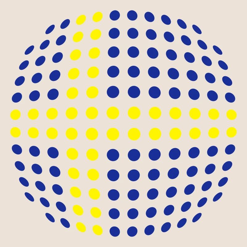 Sweden flag (Dotted)