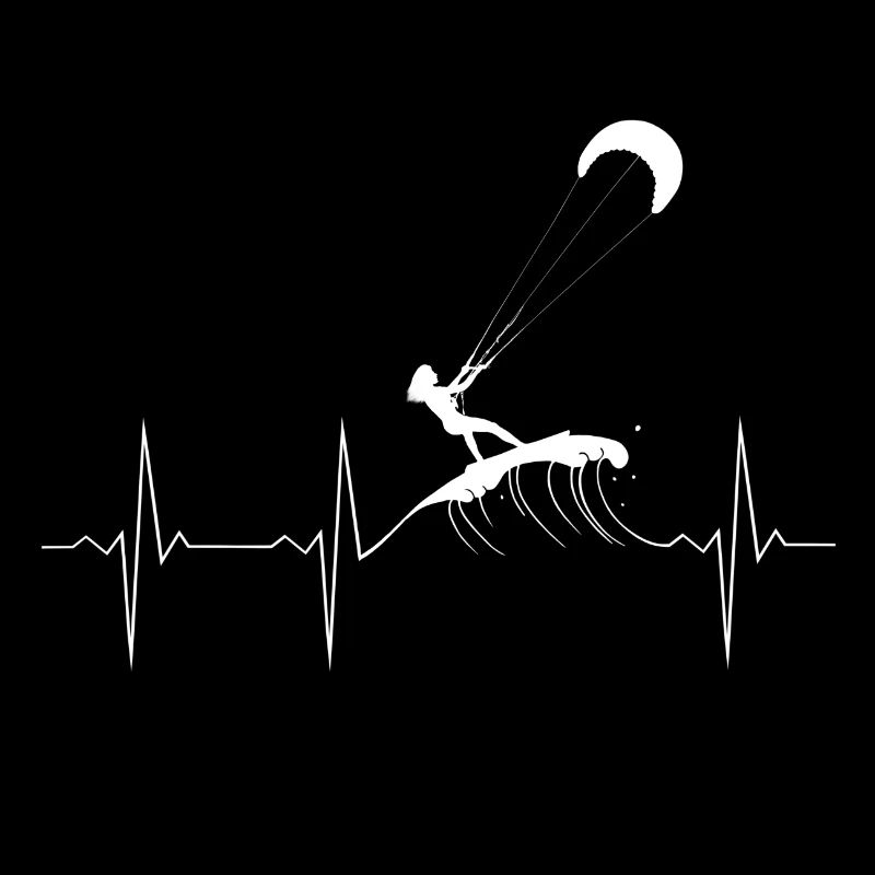 Kitesurf Kitesurf EKG Heartbeat