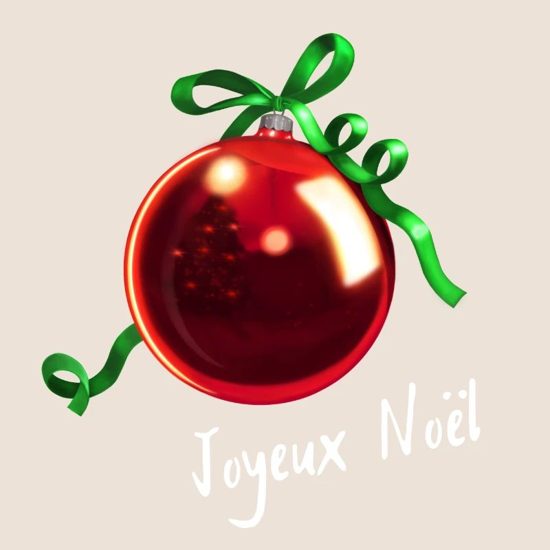 Christmas tree Joyeux Noël