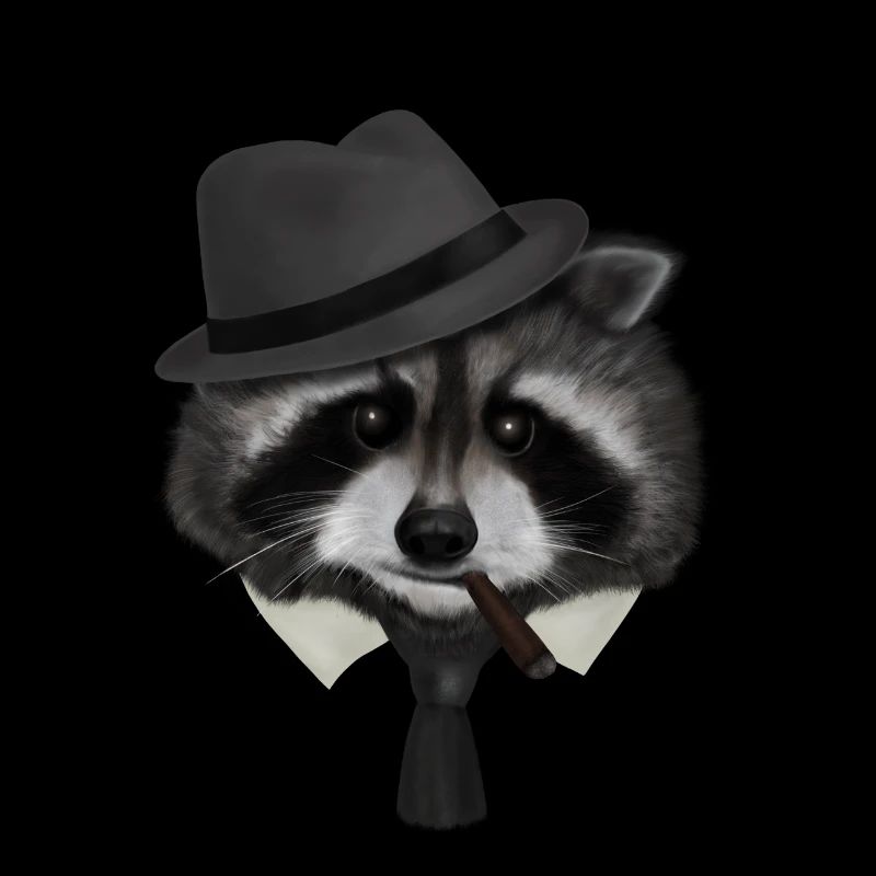 Raton laveur gangster mafia