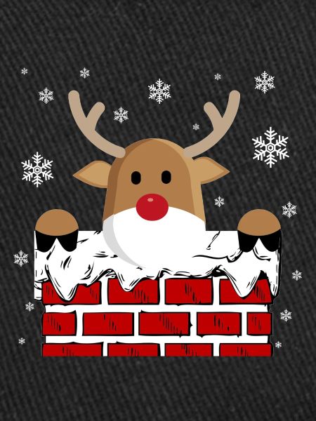 Rudolph dans la cheminée