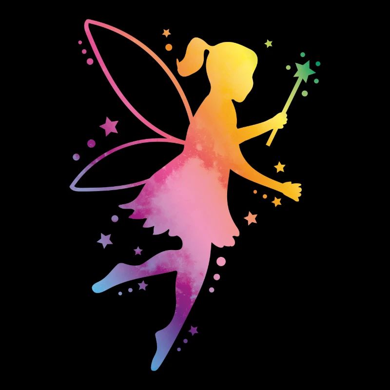 fee elfe bunt silhouette