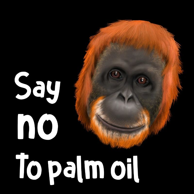 Monkey Ape Orang Utan - Dites non à l'huile de palme