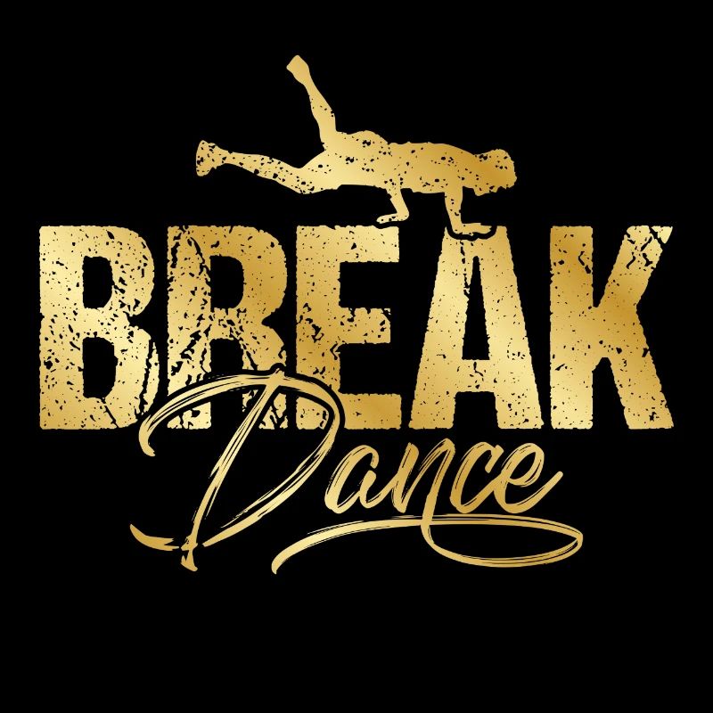 Breakdance Breakdancing Gold