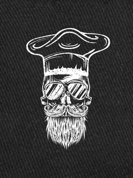Cooking skull chef icon